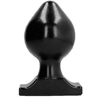 Buttplug All Black in PVC, Morbido e Flessibile, Vari Misure